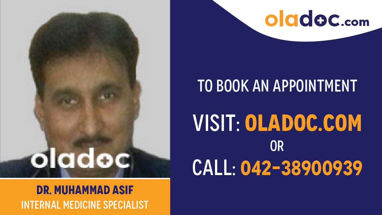 Book appointment with Dr.Muhammad Asif-best Internal Medicine Specialist in Multan